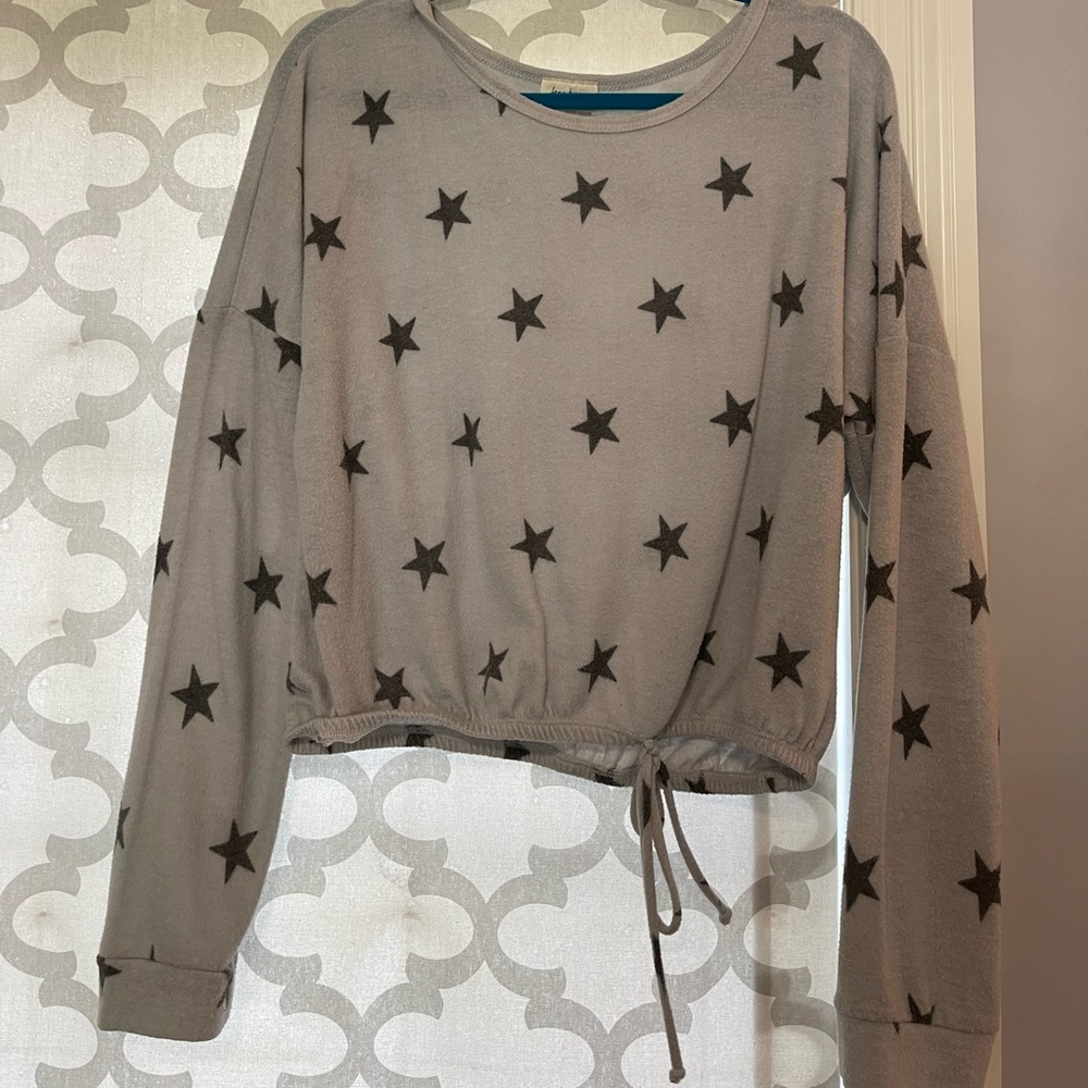 Long sleeve crop top XL